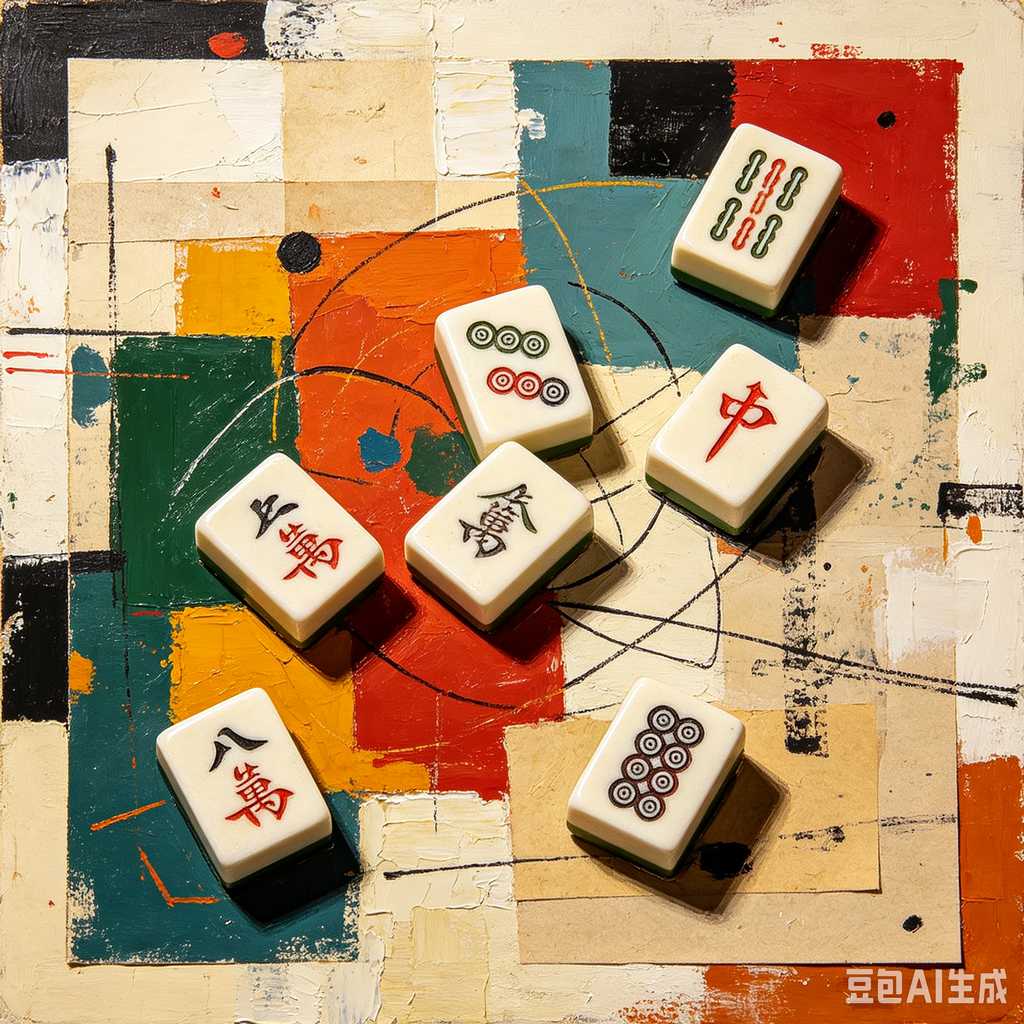 mahjong tile rack set