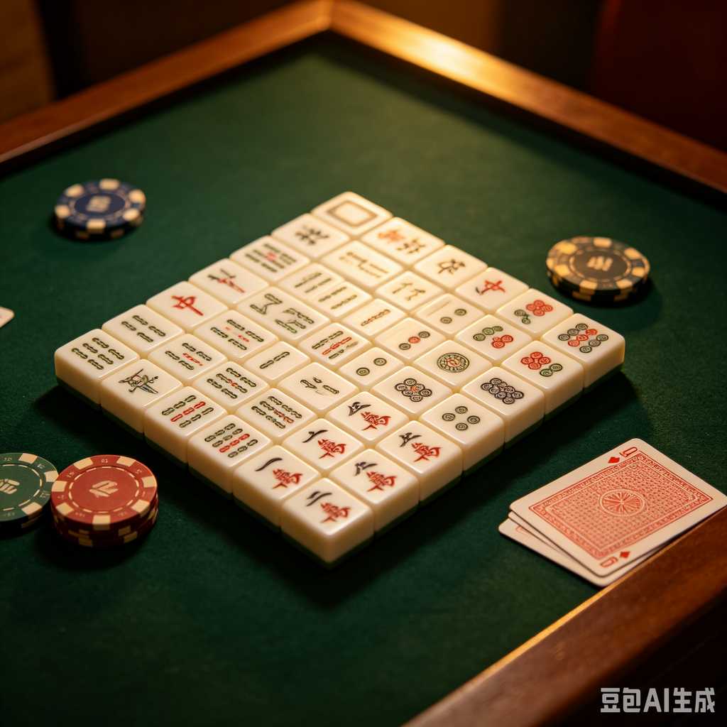 mahjong set for home entertainment